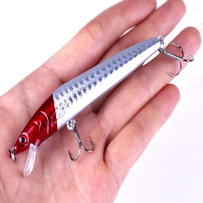 Fishing Lures Kit Minnow Popper Crank Baits Freshwater Bass Fishing Baits Set