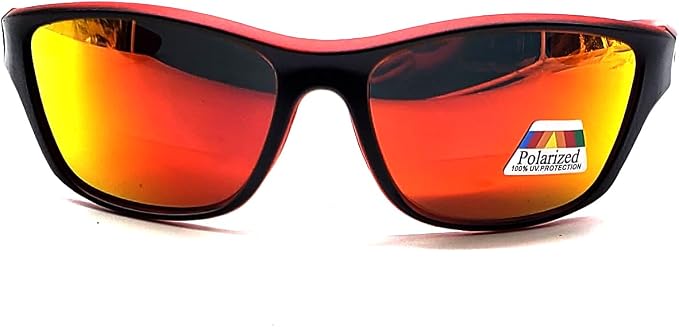 Poarlized Bifocal Sunglasses for Women Men Retainer Sports Wrap Fishing Cycling Driving 1.50 1.75 2.00 2.5
