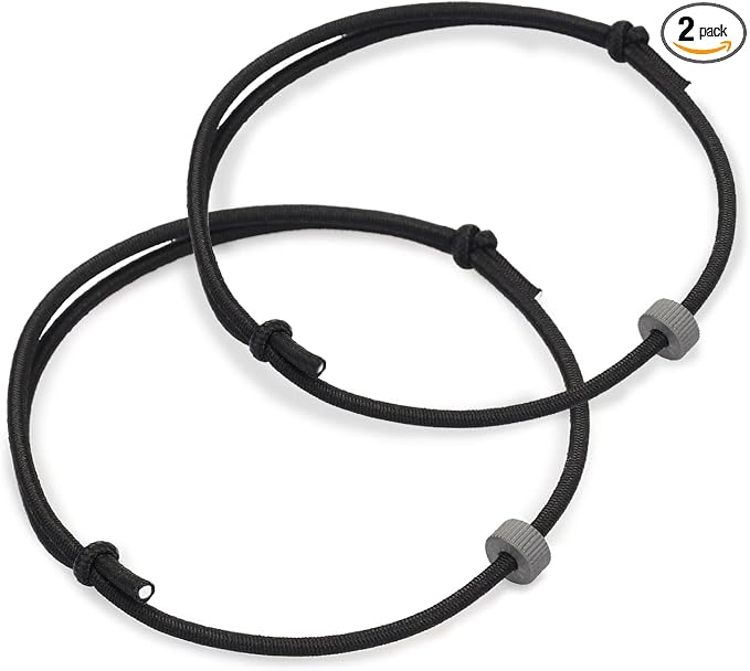 Bracelet Car Window Breaker, Wrist Strap with Tungsten Carbide Bead Vehicle Emergency Self Rescue Tool, Wristbands Breaking Tempered Safety Glass Rapid Escape, 2 Pack