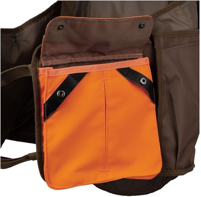 Beretta Men's Outlander Durable Water-Resistant Front-Load Capable Upland Hunting Strap Vest with Game Bag & Waterbag Holder