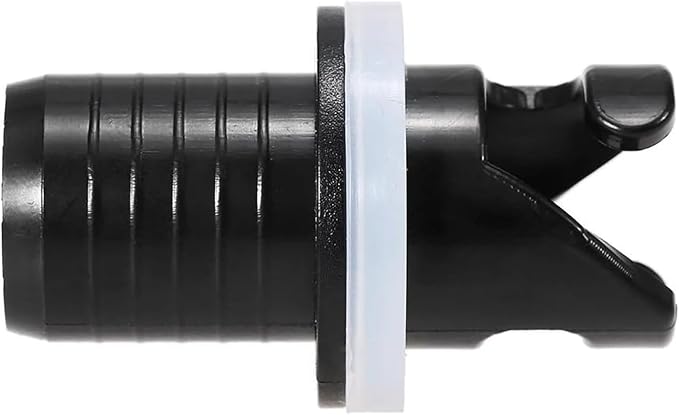 Jinshining 2 Pcs Black Boats Air Foot Pumps Hose Adapter Inflatable Kayak Air Valves Adapter Kayak Foot Pumps Valves Adapter for Inflatables Kayaking