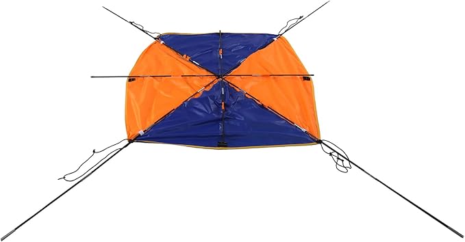 Generic 2-4 Persons Boat Sun Shelter, Lightweight Inflatable Boat Kayak Awning Cover, Easy Assemble Camping Fishing Canopy Tent Sun Shade and Protection (68351 Awning (4