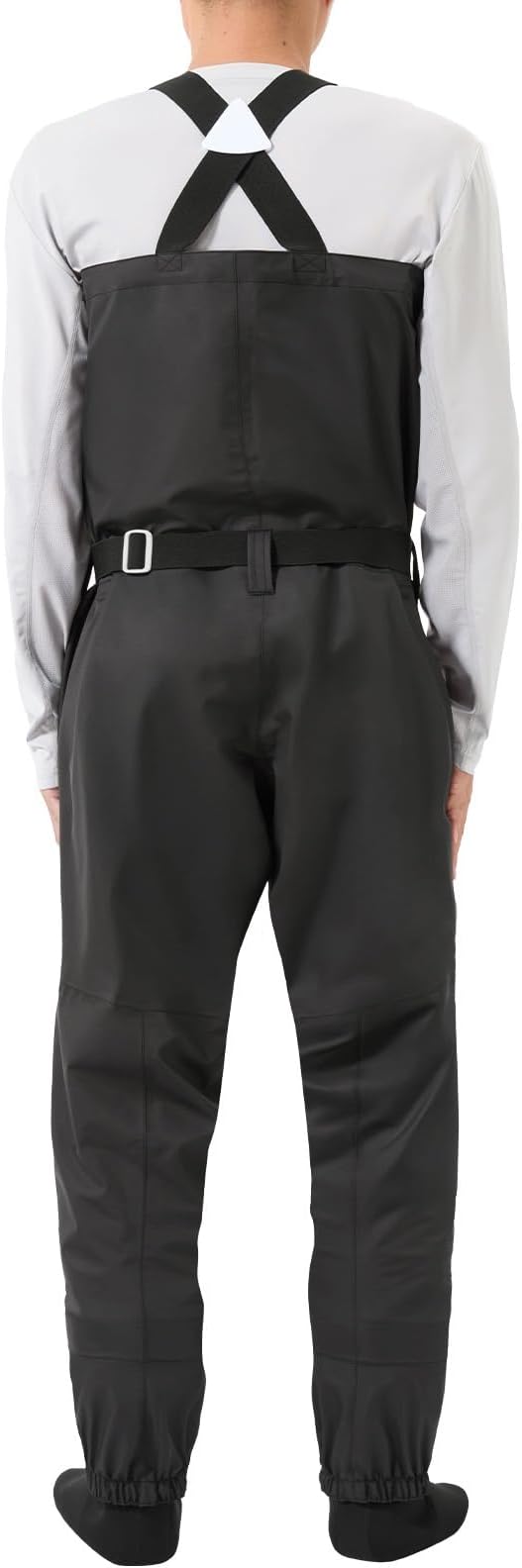 BASSDASH Breathable Ultra Lightweight Chest Stocking Foot Fishing Hunting Waders for Men