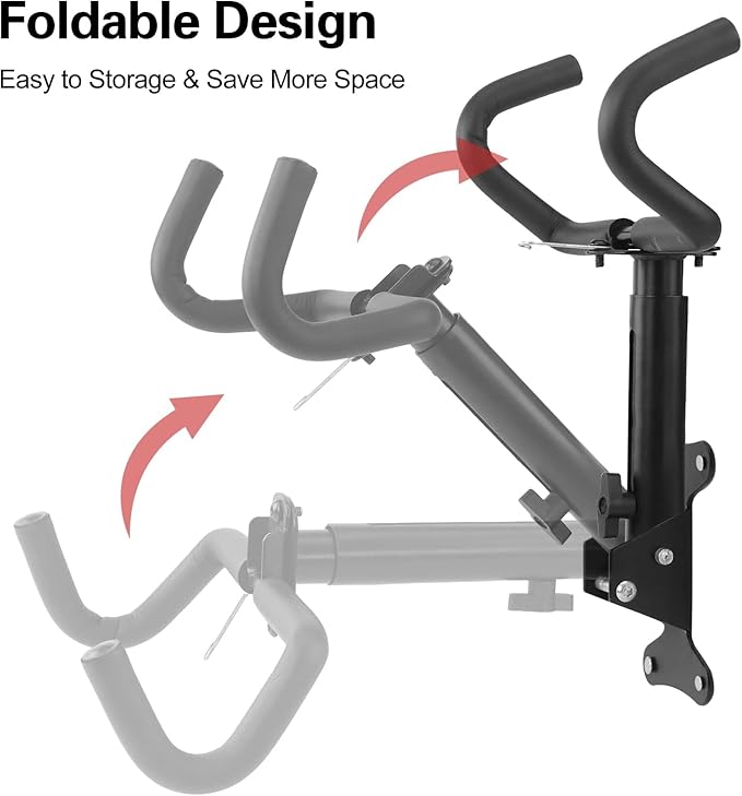 Cyfie Bike Wall Mount Garage Rack Hanger, Adjustable Horizontal Bicycle Garage Storage Hooks Indoor Bike Hook Holder for Haning Mountain Road Hybrid Bike in Apartment (2 Pack)