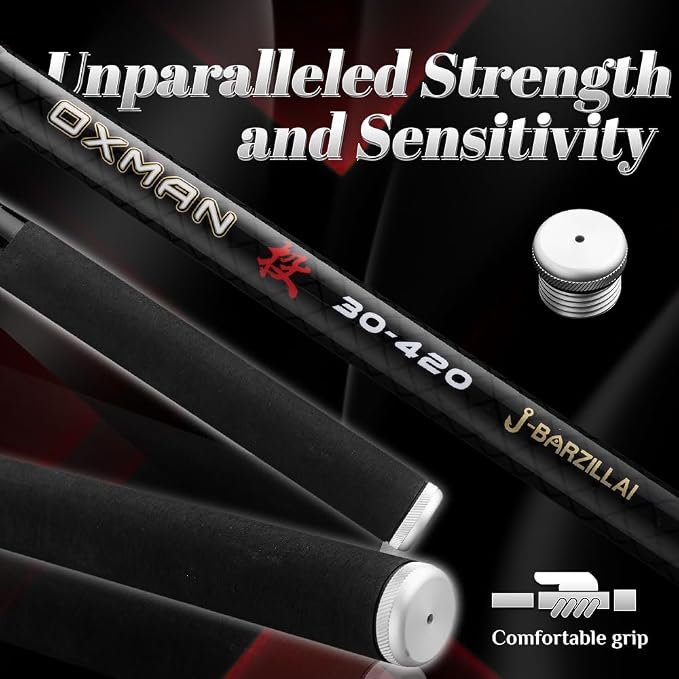 OXMAN Telescopic Surf Fishing Rod 11'8''/ 12'8''/13'8''/15'/16'4''Long Shot Portable Travel Inshore Pole 27T High Carbon Fiber Lightweight Stainless Steel Guides Bass Salmon Trout Rod