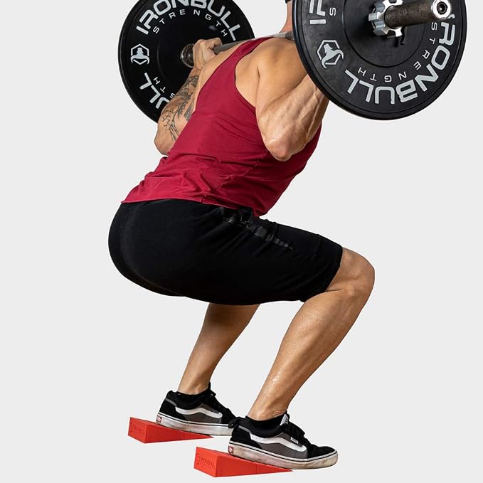 Squat Wedge (Pair) - Optimize Form and Improve Strength & Size - Ramp for Better Mechanics With Barbell, Dumbbell and Bodyweight