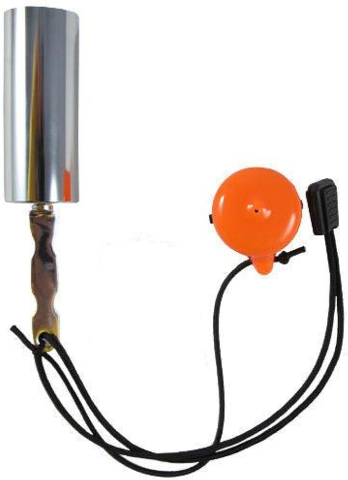 Scuba Choice Scuba Diving Safety Tank Rattle Stick Signal Bell, Loud Underwater Sound, 4.75” Compact Design, Noise-Free Storage Cover, Ideal for Scuba & Snorkeling