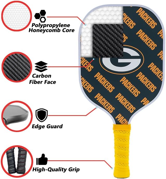 Parrot Paddles NFL New Orleans Saints Sport Pickleball Paddle