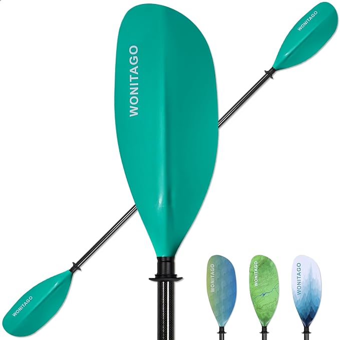 Kayak Paddle Carbon Fiber Shaft and Reinforced Nylon Blade, Adjustable Kayaking Oars, 3 Piece, 230-250 cm/90-98 Inches,210-230 cm/82-90 inches