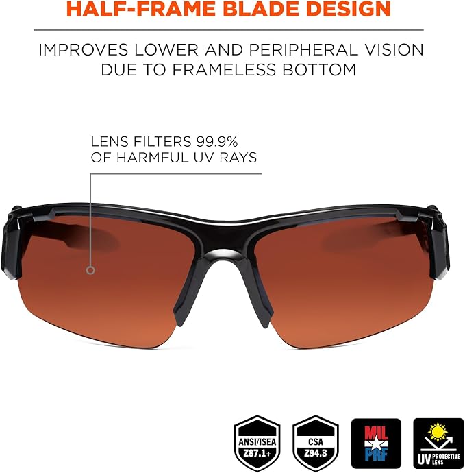 Ergodyne Skullerz DAGR Polarized Safety Sunglasses