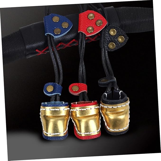 BESPORTBLE 2pcs Guard Sleeve Bow Fingers Outdoor Cover Finger Protection Right Archery Copper for Shooting
