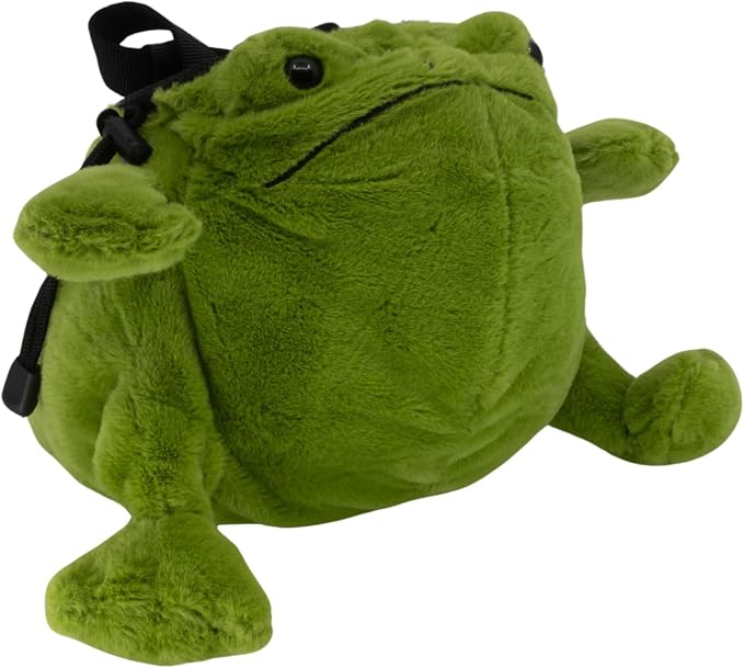 Rock Climbing Chalk Bag – Cute Plush Chalk Bag for Bouldering, Gym, Indoor & Outdoor Climbing – Drawstring Closure, Adjustable Waist Belt – Fun Character Design for Climbers