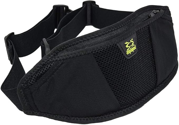 Amphipod AirFlow Endurance Waistpack, Bounce Free Runners Storage Fanny Pack Waist Bag for Running, Jogging, Men & Women