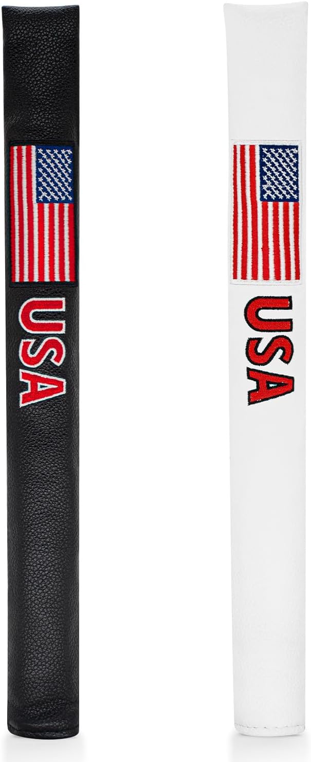 Golf Club Covers for Driver, Fairway, Hybrids - 3 Options - Golf Driver Headcover/Golf Fairway Wood Head Cover/Hybrid Headcover for Men/Women Golfer