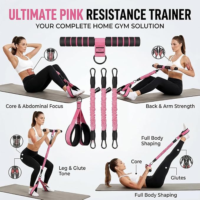 New Pedal Resistance Band with Handle, Sturdy Material, Multifunctional Adjustable, Weight 30lbs 60lbs 90lbs, Suitable for Full-Body Workouts, A Portable Fitness Tool Suitable for Both Men and Women