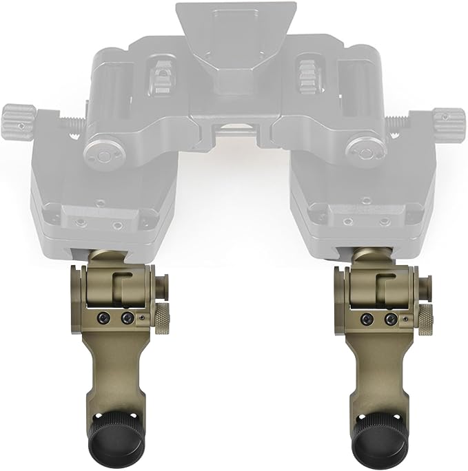 Dovetail Night Vision J Arm PVS 14 J-arm Headmount Mount NVG Helmet Mount Dovetail G24 Metal J arm NVG Mount for Goggles Binoculars All Models of PVS-14 Mount