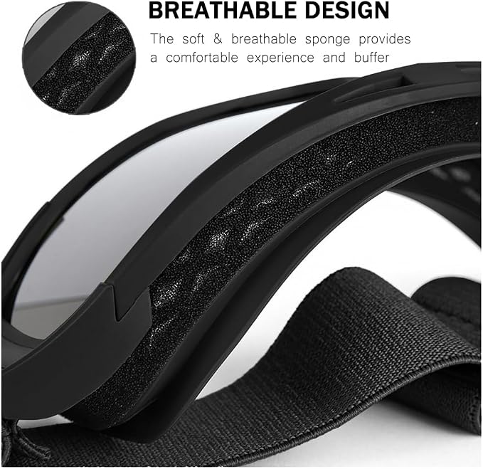 Tactical Airsoft Goggles Anti Fog Shooting Glasses Impact Resistant Safety Goggles with 3 Interchangable Lens