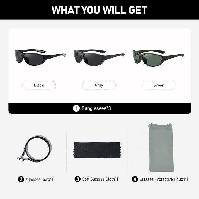 LKEYE Bifocal Reading Sunglasses Men Women Sports Style Sun Reader Wrap Around Build-In UV Protection Driving glasses LK6092