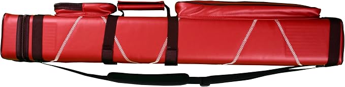 Accuplay Billiards 3x6 Hard Pool Cue Stick Carrying Case Choose Black, Red White or Blue White