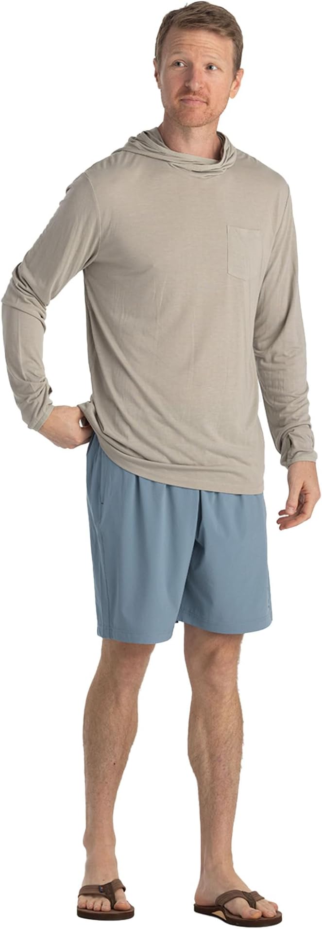 Free Fly Men's Lightweight Hoodie - UPF 20+ Sun Protection Hoodie for Men - Breathable Long Sleeve Sun Shirt for Fishing