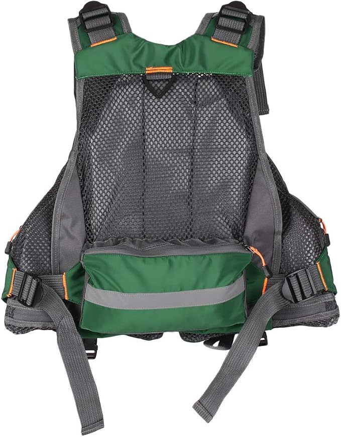 Lixada Fly Fishing Vest Fishing Jacket Breathable Polyester Mesh Design Fishing Vest