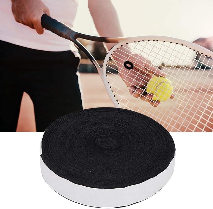 Keenso Racket Grip Tape Racquet Anti Skid Tape Badminton Racquet Wraps, Badminton Racquet Towel Grip Racquet Grips