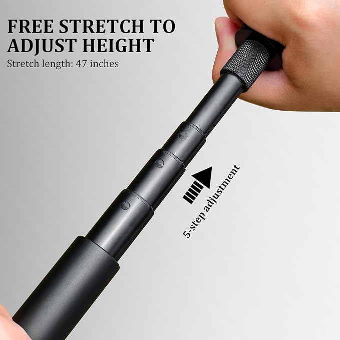 Golf Tripod & Monopod, Magnetic Golf Swing Phone Holder 54" Adjustable Aluminum, Golf Swing Training Aid Compatible with Magsafe iPhone Android Phones Camera GoPro