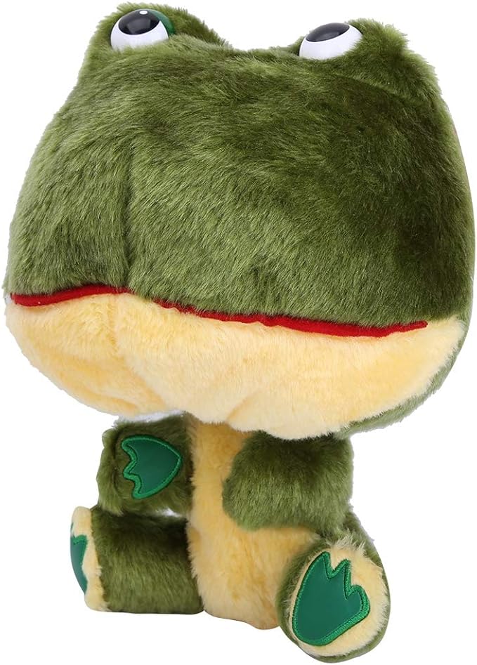 Plush Golf Club Covers Frog Shape Protective Driver Covers for Safeguarding Clubs During Travel and Movement