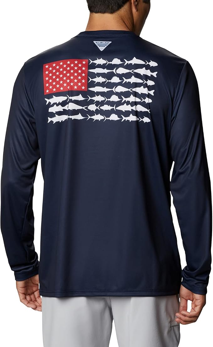 Columbia Terminal Tackle PFG Fish Flag Long Sleeve