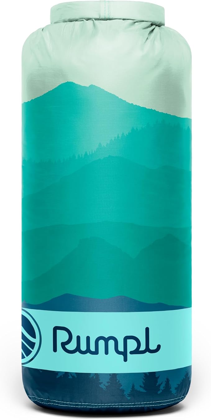 Rumpl Original Puffy 1-Person Blanket for Camping and Outdoors, Seascape Ridge Mountains