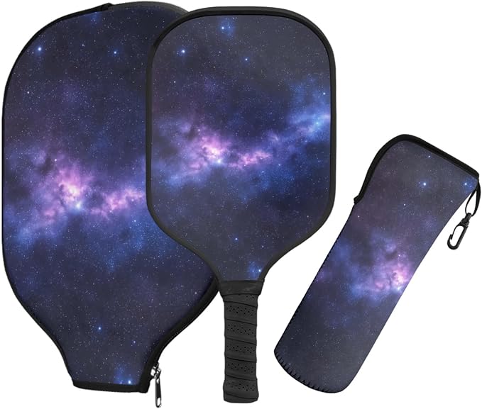 Pickleball Paddles Set 3PCS Pickleball Paddle Case Pickleball Racket Pickleball Bag Ideal for Beginners Gifts