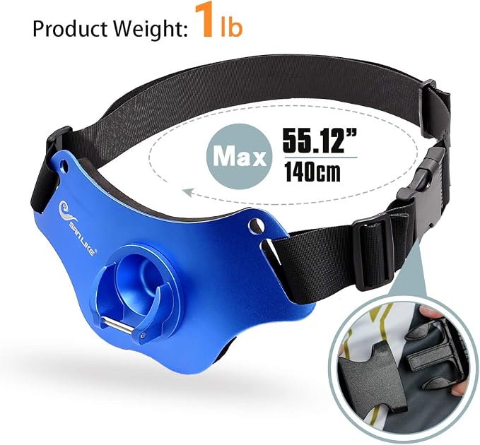 SANLIKE Fishing Belt Fight Belt Adjustable Aluminum Waist Fighting Belt Rod Holder Stand-up Fishing Belt