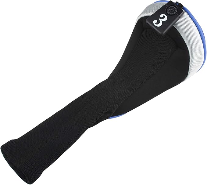 Andux 6pcs/Set Golf Club Head Covers Woods Hybrid Long Neck | 3 Hybrid Club Head Covers + 3 Woods Club Head Covers