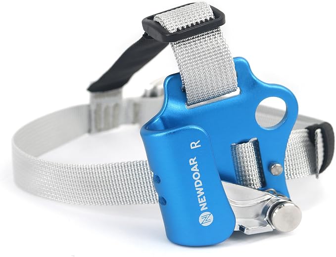 NewDoar UIAA & CE Certified Hand Ascender Rock Climbing Tree Arborist Rappelling Gear Equipment Rope Clamp for 8~13MM Rope