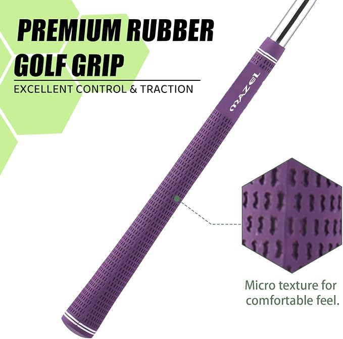 MAZEL Mini Driver/Iron Golf Clubs Swing Trainer Aid to Improve Your Hitting Accuracy & Speed