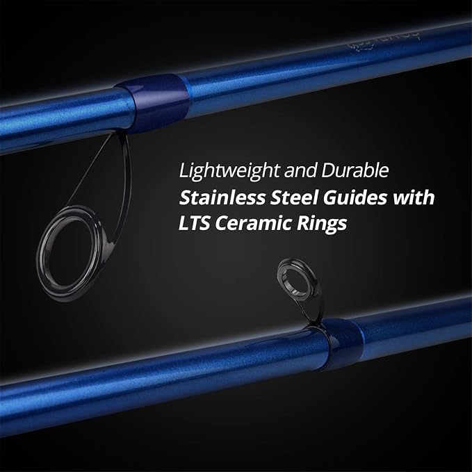 KastKing Compass Telescopic Fishing Rods and Combo, Easy to Travel | Sensitive Graphite Composite Blank, Easy to Travel, Packs to Just 17" in Length, Stainless Guides and Ceramic Rings