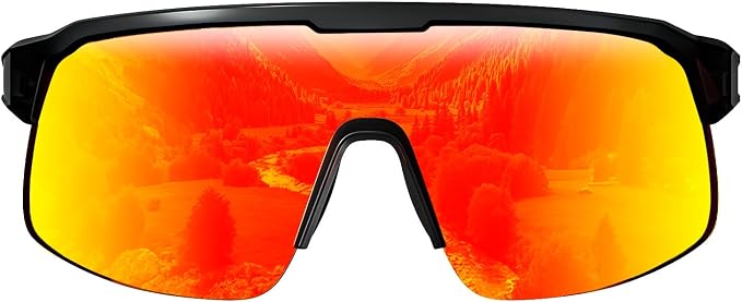 Sunglasses TR90 Frame Anti-Slip Full Coating HD Lens UV400 Protection Cycling Multi-Sport
