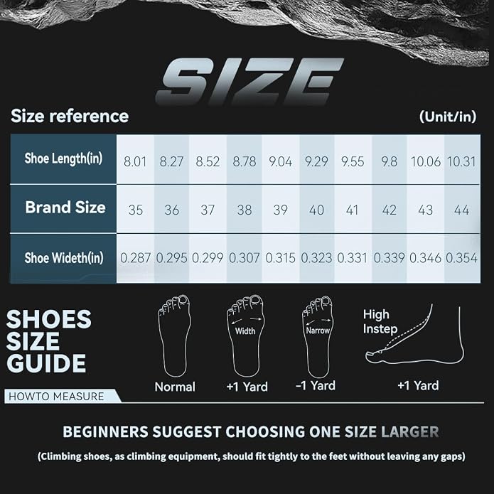 Climbing Shoes Men Lightweight Strong Anti-Slip Indoor Outdoor Rock Climbing Gym Training Beginner to Pro Performance