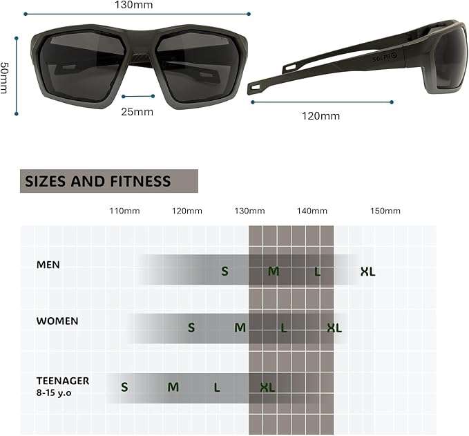 ANSI Z87.1+ Safety Sunglasses, Impact Resistant with EVA Foam, Anti-Fog Windproof for MTB, Cycling, Shooting, Work