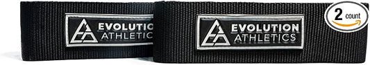 Evolution Athletics Sport Lifting Wraps and Straps for Weightlifting, Powerlifting, Strength Training
