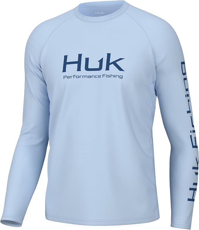 HUK Men's Pursuit Vented Long Sleeve Fishing Shirt (+30 UPF)