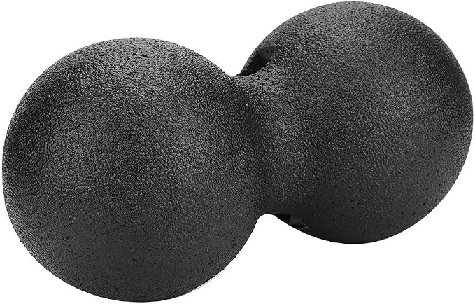 EPP Foam Massage Ball, Firm High Density Deep Tissue Massage Ball for Myofascial Release Trigger Point Therapy for Muscle Soreness Recovery Yoga Fitness Athletes (24x12cm Double Ball)