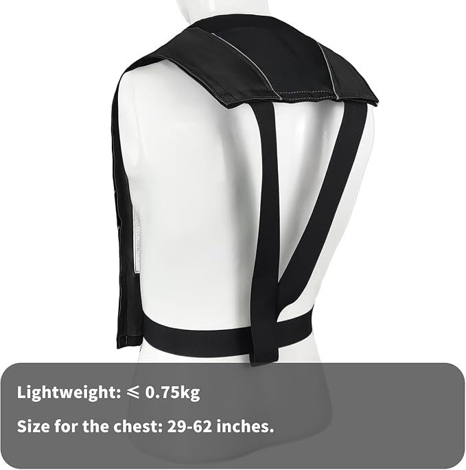 Automatic Inflatable Life Jacket|Life Vest for Adults|PFD Low Profile|Supports up to 330 lbs