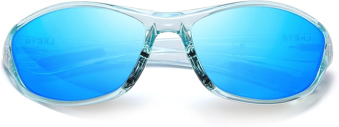 LKEYE Bifocal Reading Sunglasses Men Women Sports Style Sun Reader Wrap Around Build-In UV Protection Driving glasses LK6092