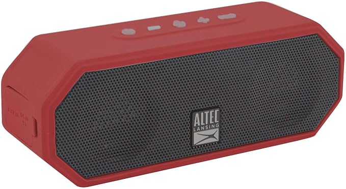 Altec Lansing - Portable Bluetooth Speaker, Waterproof IP67