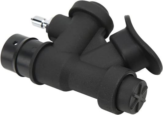 Scuba Choice Scuba Diving Universal BCD 45-Degree Oral Power Inflator - Compatible with 1" Flex Hose - Easy Replacement - Durable Design (Black) Made in USA