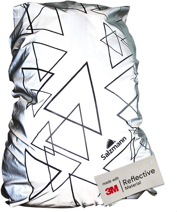 Salzmann Reflective Backpack Cover – High-Vis, Waterproof & Weatherproof – Made with 3M Scotchlite