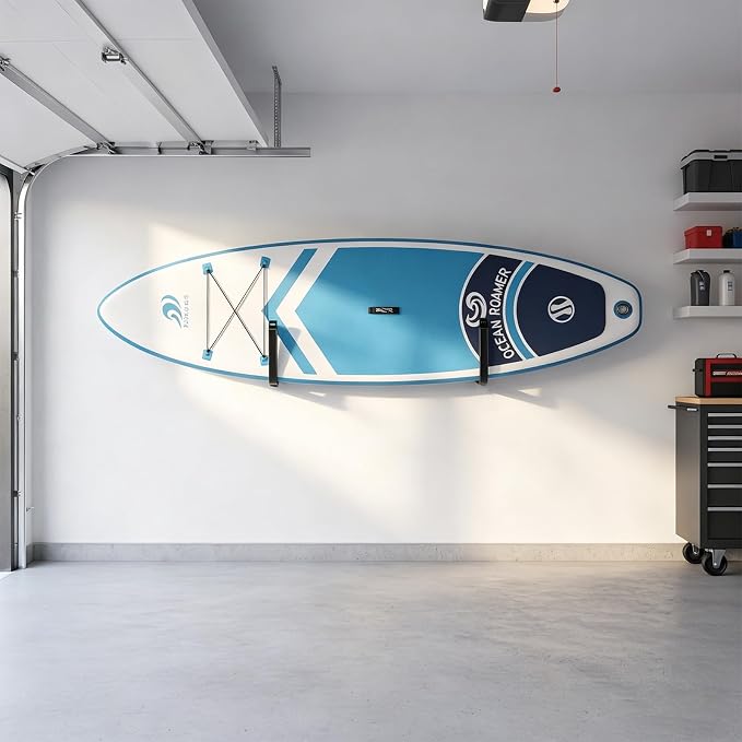 Wesiti Surfboard Shelf Wall Mount Rack Longboard Skateboard Snowboard Kayak Ski Hangers Traction Board Rack Wall Board Surfboard Mount Paddle Surf Storage Skateboard Snowboard Holder Kayak Racks