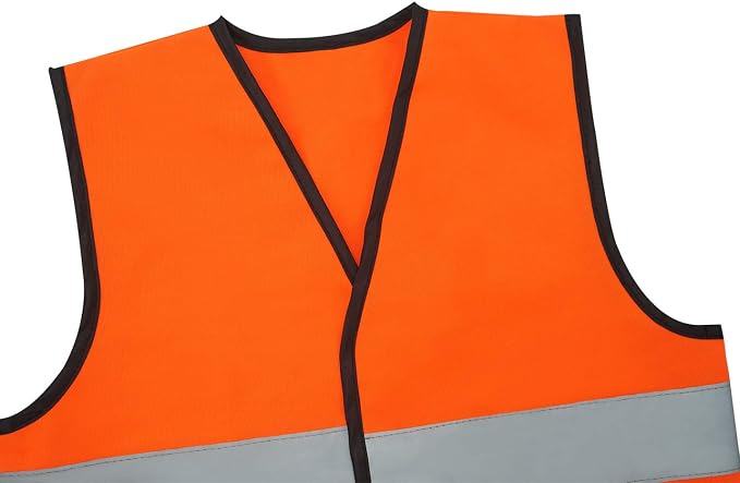 AIEOE Kids High Visibility Safety Vest Reflective Running Lightweight Traffic Walking Breathable Construction Vest