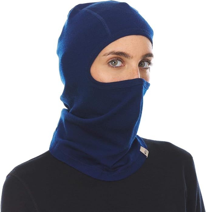 100% Merino Wool Balaclava - Winter Ski Mask - Face Mask - Cold Weather Gear